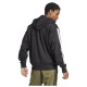 Adidas Ανδρική ζακέτα Essentials 3-S Fleece Full Zip Hoodie